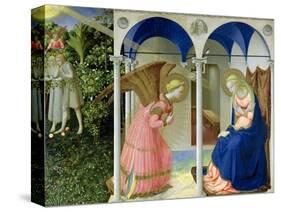 The Annunciation, circa 1430-32-Fra Angelico-Stretched Canvas