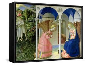 The Annunciation, circa 1430-32-Fra Angelico-Framed Stretched Canvas