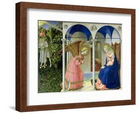 The Annunciation, circa 1430-32-Fra Angelico-Framed Giclee Print