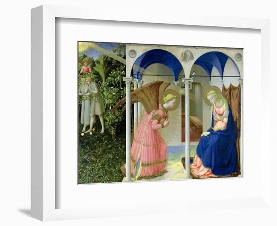 The Annunciation, circa 1430-32-Fra Angelico-Framed Giclee Print