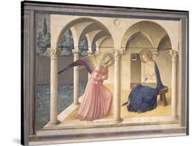 The Annunciation, circa 1438-45-Fra Angelico-Stretched Canvas