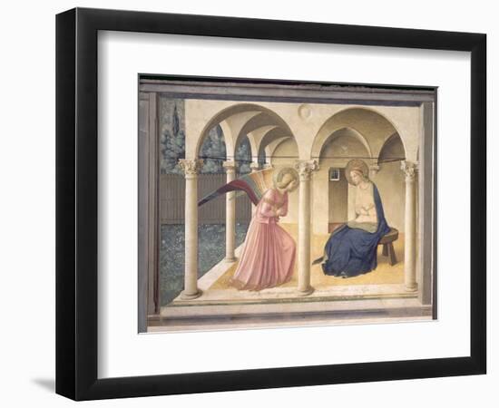 The Annunciation, circa 1438-45-Fra Angelico-Framed Premium Giclee Print