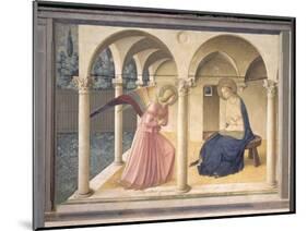 The Annunciation, circa 1438-45-Fra Angelico-Mounted Premium Giclee Print