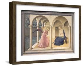 The Annunciation, circa 1438-45-Fra Angelico-Framed Giclee Print