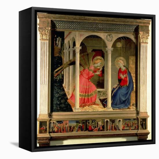 The Annunciation, circa 1438-Fra Angelico-Framed Stretched Canvas