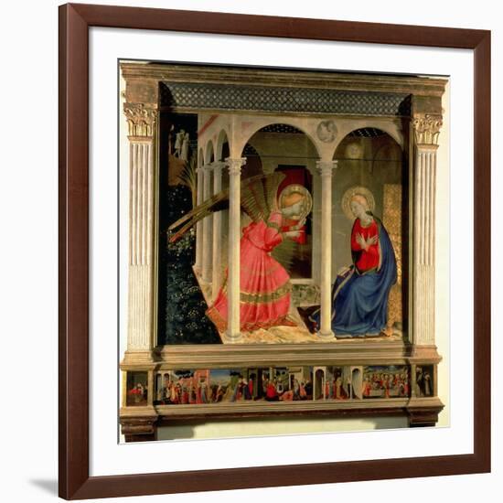 The Annunciation, circa 1438-Fra Angelico-Framed Giclee Print