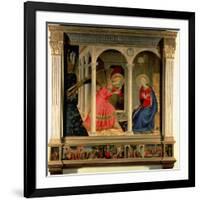 The Annunciation, circa 1438-Fra Angelico-Framed Giclee Print