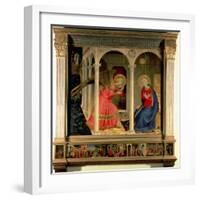 The Annunciation, circa 1438-Fra Angelico-Framed Giclee Print