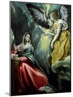 The Annunciation, circa 1575-El Greco-Mounted Giclee Print