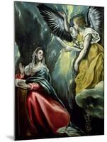 The Annunciation, circa 1575-El Greco-Mounted Giclee Print