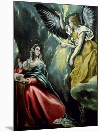 The Annunciation, circa 1575-El Greco-Mounted Giclee Print