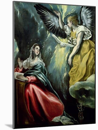 The Annunciation, circa 1575-El Greco-Mounted Giclee Print