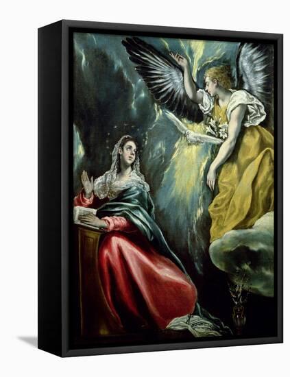 The Annunciation, circa 1575-El Greco-Framed Stretched Canvas