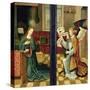 The Annunciation, Cologne School-null-Stretched Canvas