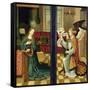 The Annunciation, Cologne School-null-Framed Stretched Canvas