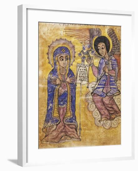 The Annunciation, Coptic Miniature-null-Framed Giclee Print