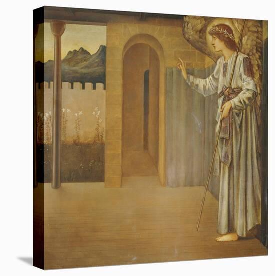 The Annunciation, Dated 1893-Edward Burne-Jones-Stretched Canvas