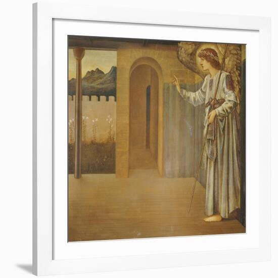 The Annunciation, Dated 1893-Edward Burne-Jones-Framed Giclee Print