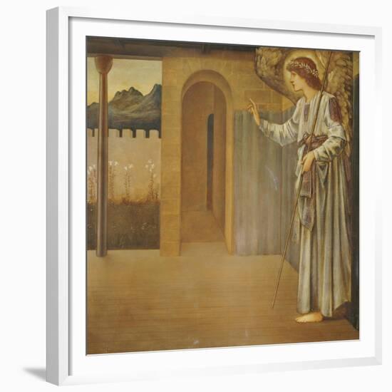 The Annunciation, Dated 1893-Edward Burne-Jones-Framed Giclee Print