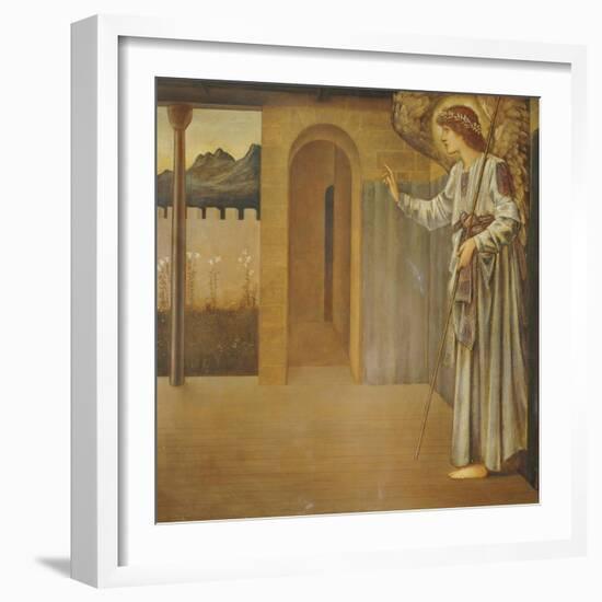 The Annunciation, Dated 1893-Edward Burne-Jones-Framed Giclee Print