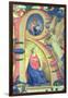 The Annunciation Depicted in an Historiated Initial "R"-Fra Angelico-Framed Giclee Print