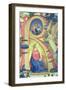 The Annunciation Depicted in an Historiated Initial "R"-Fra Angelico-Framed Giclee Print