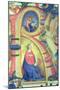 The Annunciation Depicted in an Historiated Initial "R"-Fra Angelico-Mounted Giclee Print