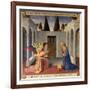 The Annunciation, Detail from Panel One of the Silver Treasury of Santissima Annunziata, c. 1450-53-Fra Angelico-Framed Giclee Print