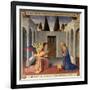 The Annunciation, Detail from Panel One of the Silver Treasury of Santissima Annunziata, c. 1450-53-Fra Angelico-Framed Giclee Print