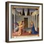 The Annunciation, Detail from Panel One of the Silver Treasury of Santissima Annunziata, c. 1450-53-Fra Angelico-Framed Giclee Print