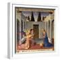 The Annunciation, Detail from Panel One of the Silver Treasury of Santissima Annunziata, c. 1450-53-Fra Angelico-Framed Giclee Print