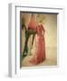 The Annunciation, Detail of the Angel Gabriel and St. Peter the Martyr, 1442-Fra Angelico-Framed Giclee Print