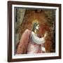 The Annunciation, Detail of the Angel Gabriel, from the Lunette Above the Altar, circa 1305-Giotto di Bondone-Framed Giclee Print