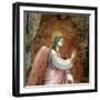 The Annunciation, Detail of the Angel Gabriel, from the Lunette Above the Altar, circa 1305-Giotto di Bondone-Framed Giclee Print