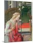 The Annunciation, Detail of the Angel Gabriel-Fra Filippo Lippi-Mounted Giclee Print