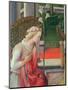 The Annunciation, Detail of the Angel Gabriel-Fra Filippo Lippi-Mounted Giclee Print