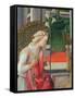The Annunciation, Detail of the Angel Gabriel-Fra Filippo Lippi-Framed Stretched Canvas