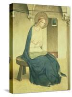 The Annunciation, Detail of the Virgin, circa 1438-45-Fra Angelico-Stretched Canvas