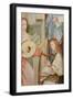The Annunciation, Detail of Two Angels Playing Instruments-Taborda Vlame Frey, Carlos-Framed Giclee Print