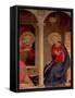 The Annunciation (Detail)-Fra Angelico-Framed Stretched Canvas
