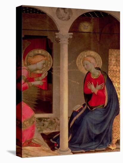 The Annunciation (Detail)-Fra Angelico-Stretched Canvas