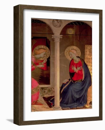 The Annunciation (Detail)-Fra Angelico-Framed Giclee Print