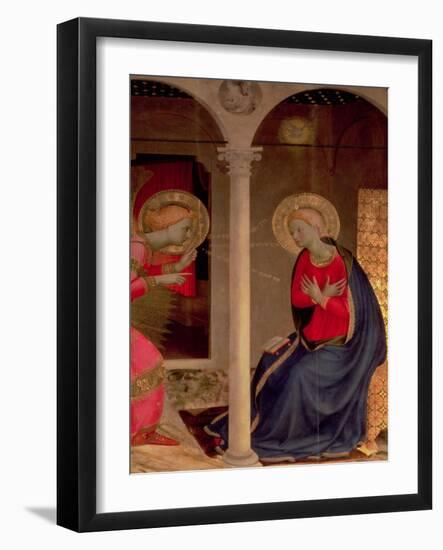 The Annunciation (Detail)-Fra Angelico-Framed Giclee Print