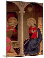 The Annunciation (Detail)-Fra Angelico-Mounted Giclee Print