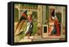 The Annunciation (Detail)-Vittore Carpaccio-Framed Stretched Canvas