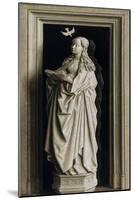 The Annunciation (Diptych, Right Pane), 1434-1435-Jan van Eyck-Mounted Giclee Print