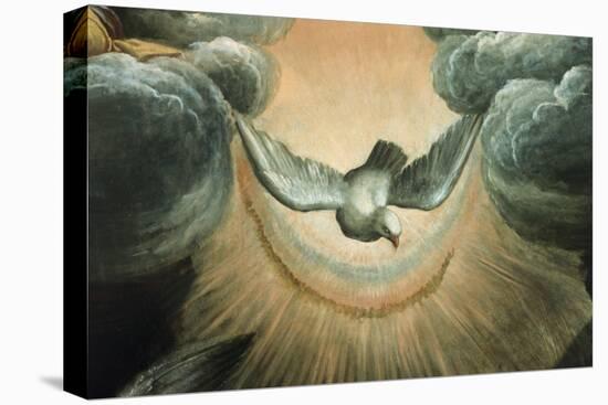 The Annunciation (Dove Detail)-Garofalo-Stretched Canvas