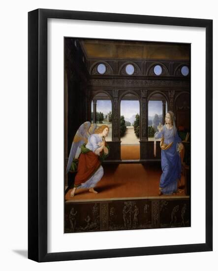 The Annunciation, early 1480s-Lorenzo di Credi-Framed Giclee Print
