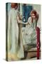 The Annunciation-Ecce Ancilla Domini (1840-50).-Dante Gabriel Rossetti-Stretched Canvas
