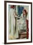 The Annunciation-Ecce Ancilla Domini (1840-50).-Dante Gabriel Rossetti-Framed Giclee Print